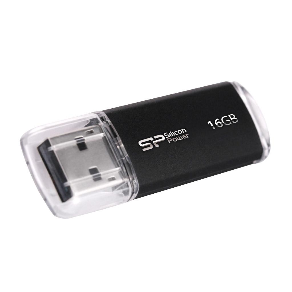 SILICON POWER KOMPIUTERIŲ IR RYŠIO ĮRENGINYS SILICON POWER atmintinė USB Ultima II I-series 16 GB USB 2.0 Juodas