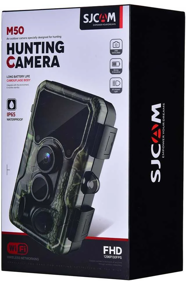 SJCAM M50 žaliosios kameros gaudyklė