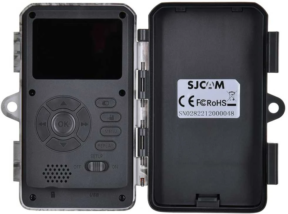SJCAM M50 žaliosios kameros gaudyklė