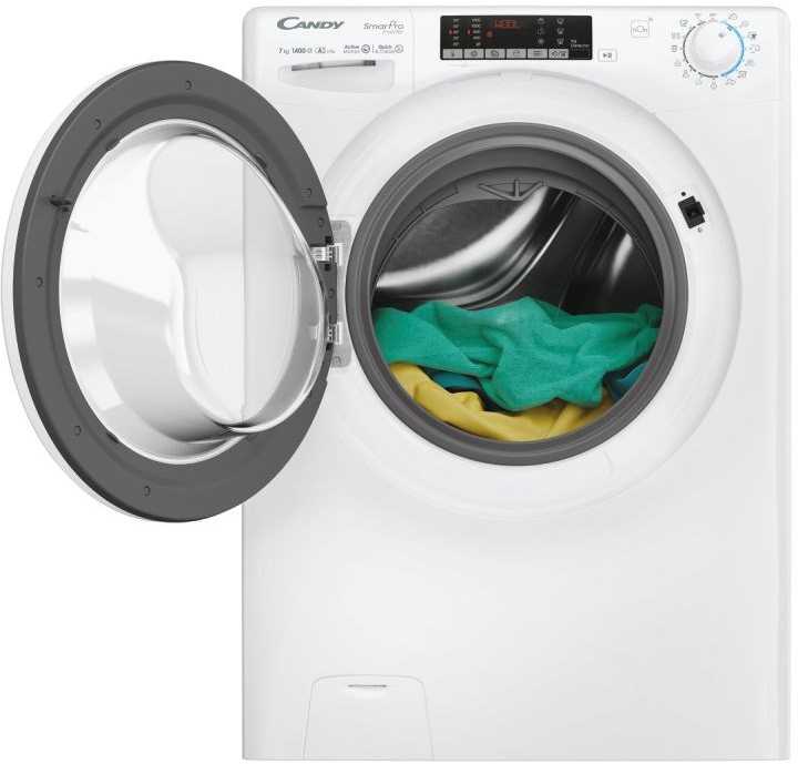 Skalbimo mašina Candy CO 474TWM6/1-S, 7kg, 1400 rpm, balta