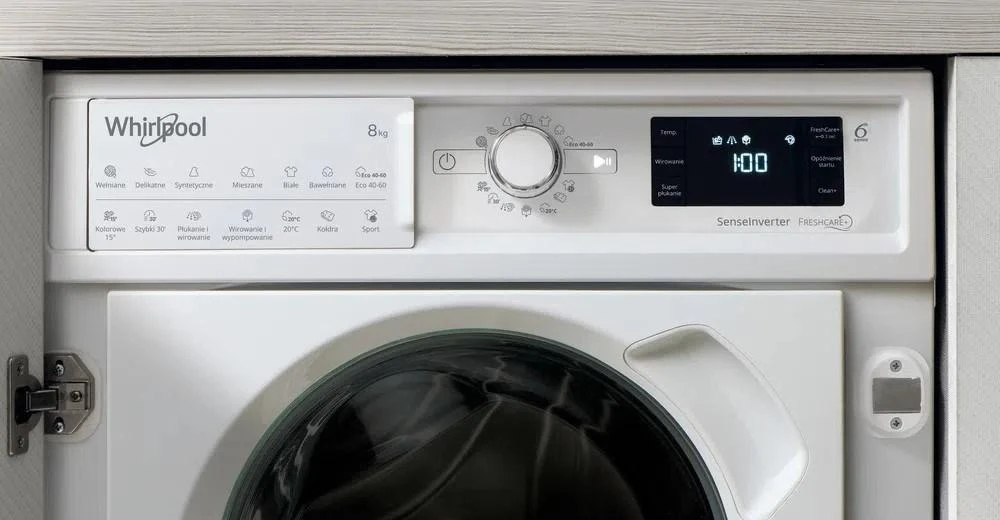 Įmontuojama skalbimo mašina Whirlpool BI WMWG 81485 EN 8kg (Pažeista pakuotė)