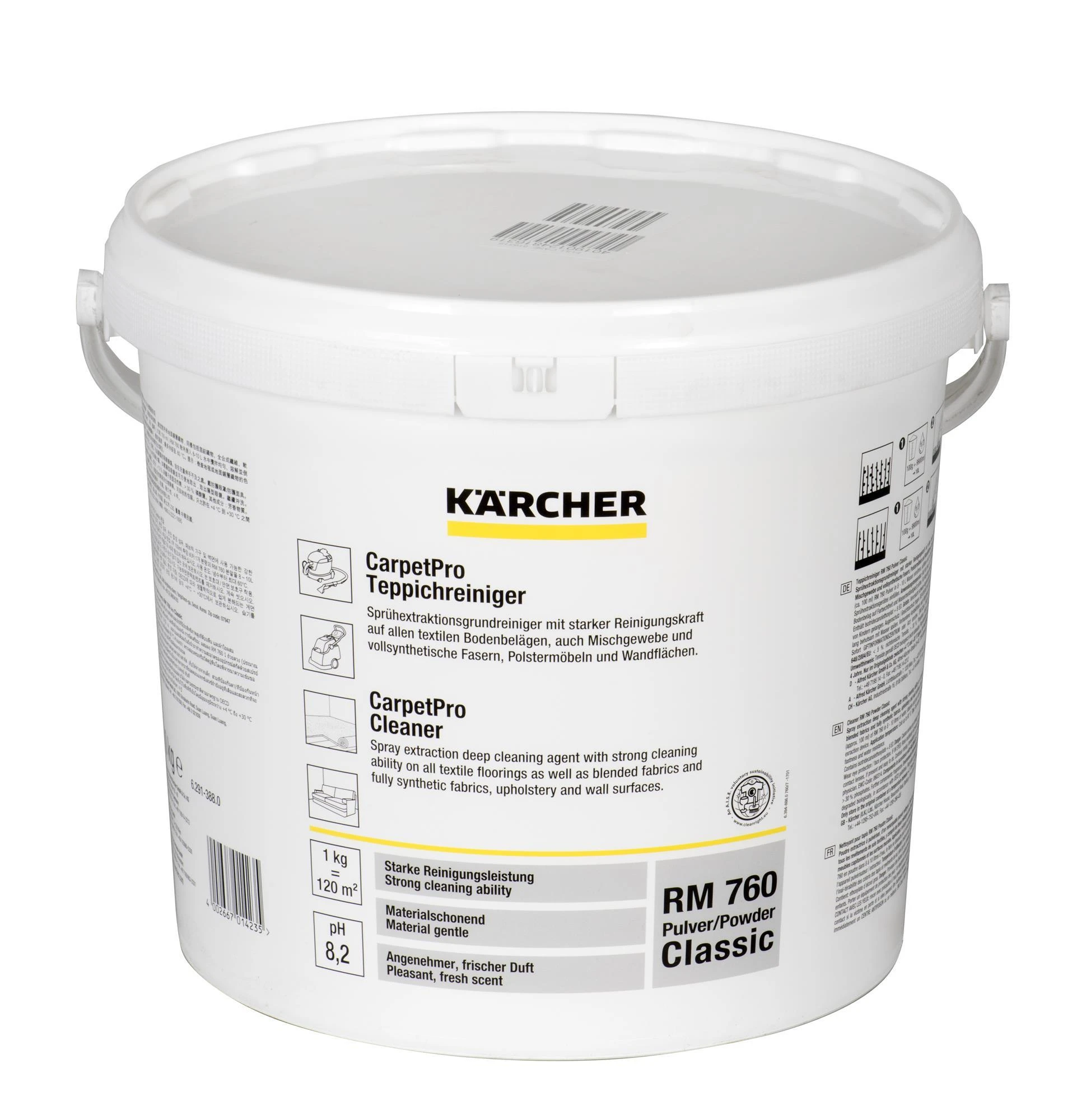 Kärcher plovimo priemonė RM 760 10kg, miltelinio pagrindo