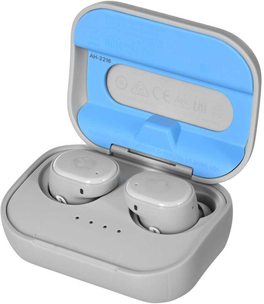 Ausinės Skullcandy | Grind True Belaidės Earphones | S2GTW-P751 | Belaidės | į ausis įkišamos | Light Pilkas/Mėlyna