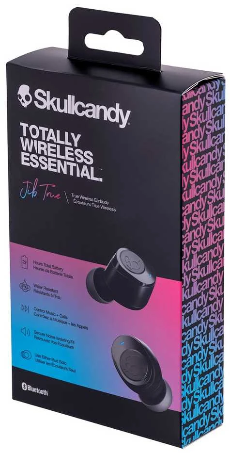Ausinės Skullcandy | Jib | True Belaidės Earbuds | Belaidės | į ausis įkišamos | Mikrofonas | Noise canceling | Belaidės | True Juodas