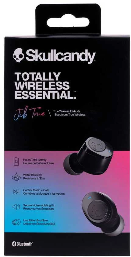 Ausinės Skullcandy | Jib | True Belaidės Earbuds | Belaidės | į ausis įkišamos | Mikrofonas | Noise canceling | Belaidės | True Juodas