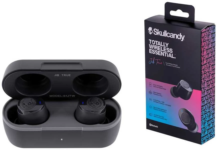 Ausinės Skullcandy | Jib | True Belaidės Earbuds | Belaidės | į ausis įkišamos | Mikrofonas | Noise canceling | Belaidės | True Juodas