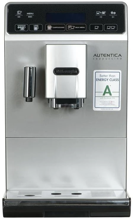 Kavos aparatas Delonghi ETAM 29.660.SB Slėgis 15 bar, Su pieno plakikliu, Automatinis, 1450 W, Sidabrinis