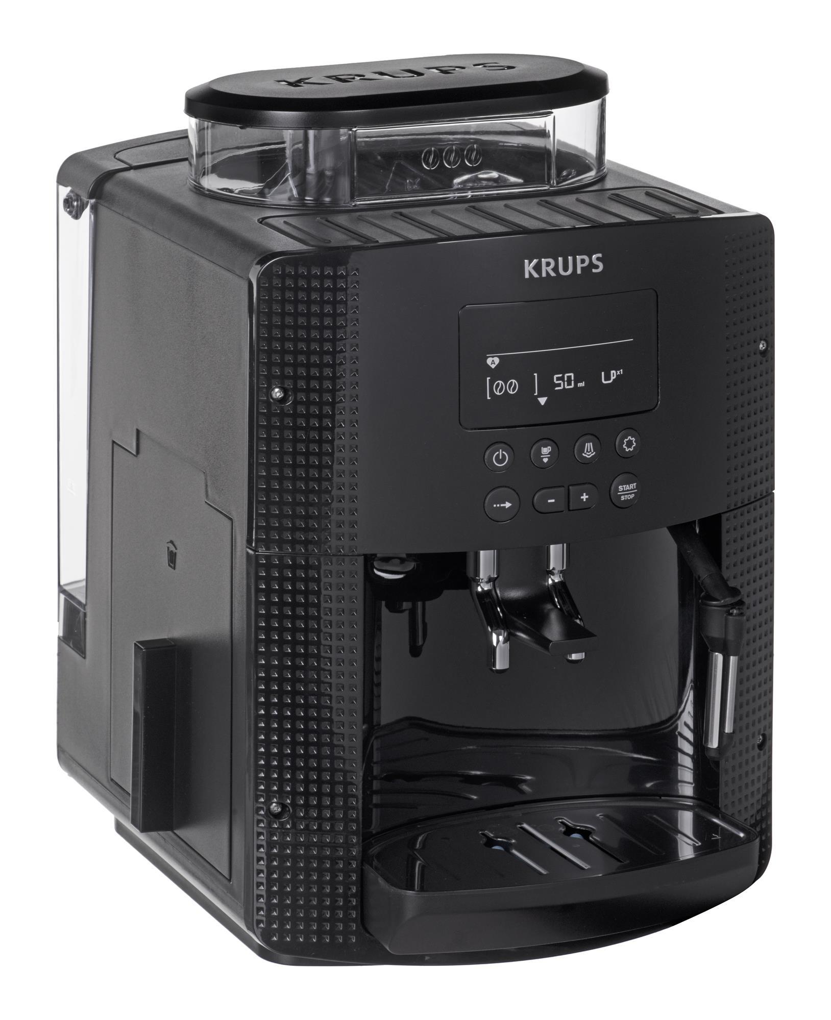 Coffee Kavos aparatas espresso Krups EA8150 (1450 W, juodos spalvos), modelis EA8150, žema