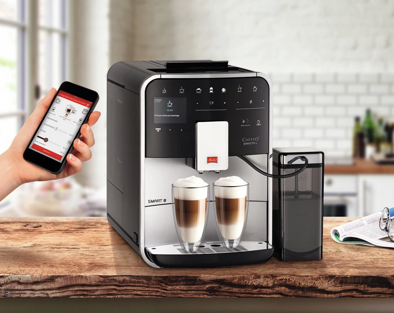 Kavos aparatas Melitta F85/0-101 Barista TS SMART sidab