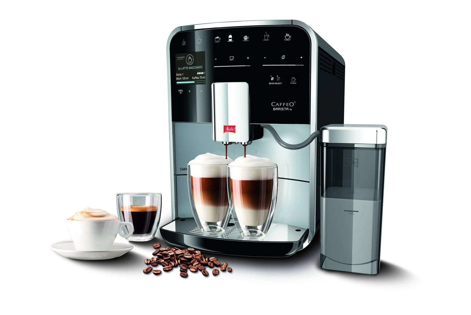 Kavos aparatas Melitta F85/0-101 Barista TS SMART sidab