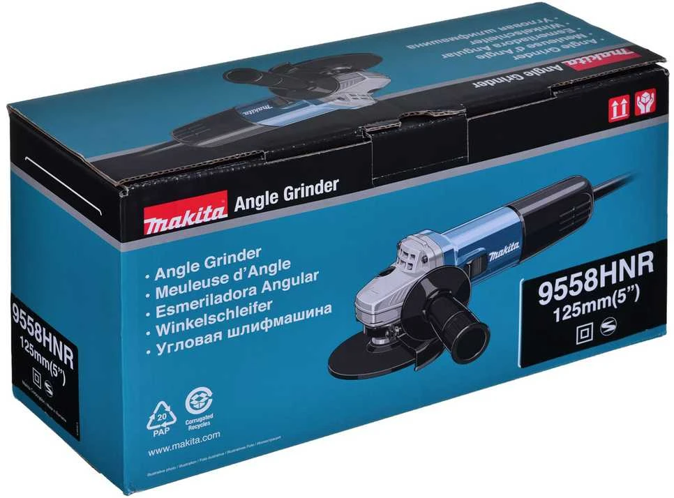 Makita Kampinis šlifuoklis 9558HNR 125mm