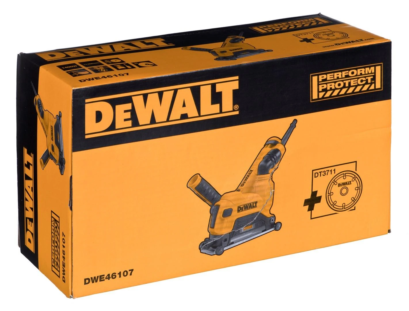 Kampinis šlifuoklis DeWalt DWE46107