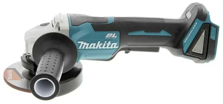 Makita DGA508Z Akumuliatorinis kampinis šlifuoklis, 18 V, ø125mm, 8500 min-1, "paddle" jungiklis, Be akumuliatorių ir kroviklio!