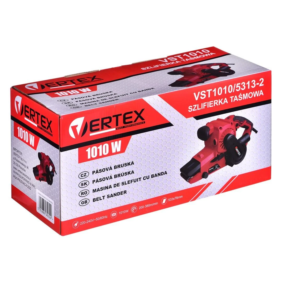 VERTEX juostinis šlifuoklis 1010W