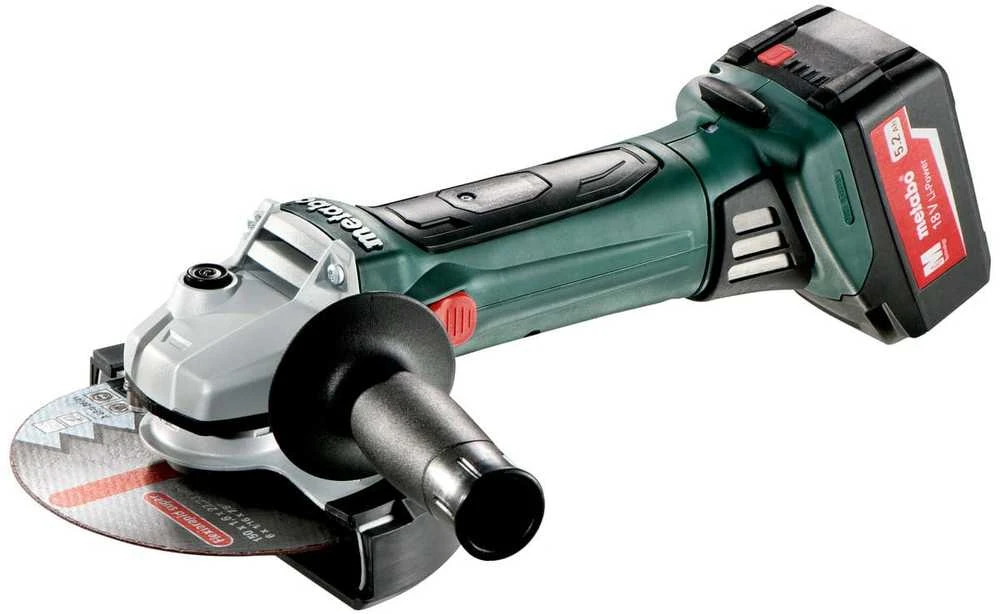 Metabo W 18 LTX kampinis šlifuoklis su akumuliatoriumi
