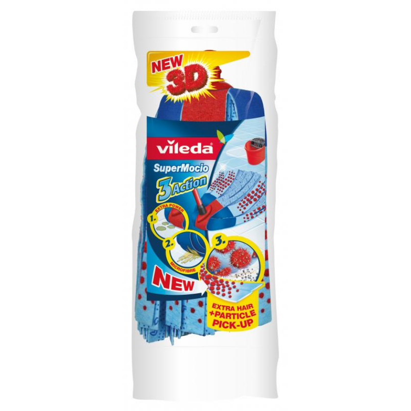 Šluostė VILEDA 3Action Velour XL