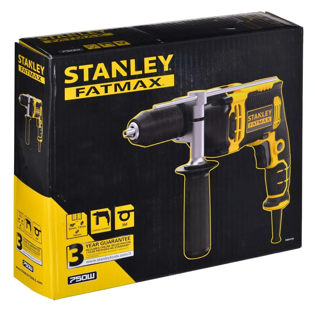 Elektrinis smūginis gręžtuvas Stanley FMEH750