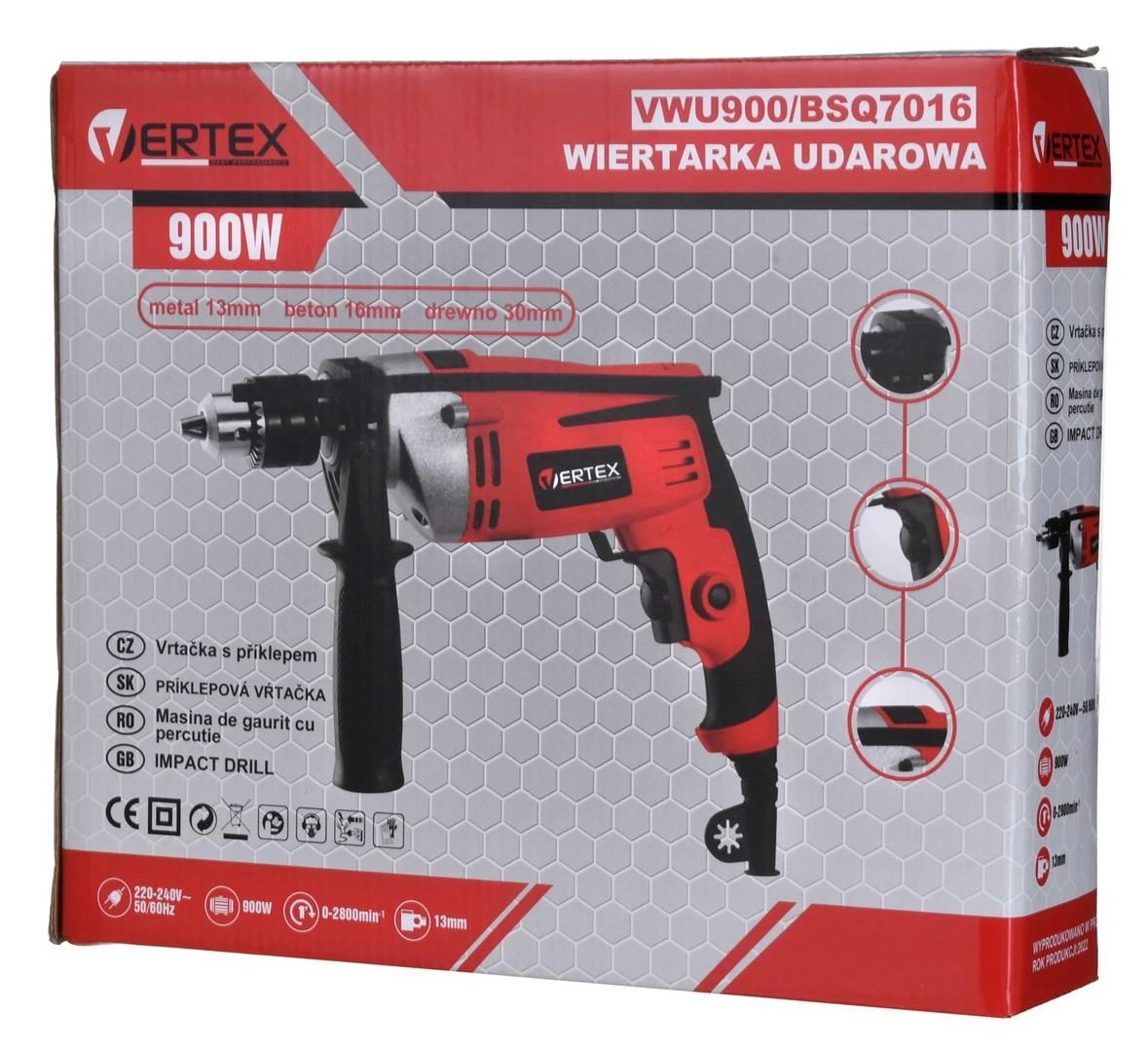 VERTEX POVEIKIS GRĄŽAS 900W