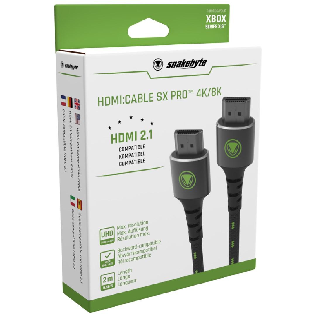 Snakebyte SB916304 HDMI cable 2 m HDMI Type A (Standard) Juodas, Žalias