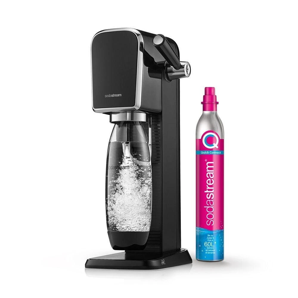 Gazuotų gėrimų gaminimo aparatas SodaStream Art, Juodas