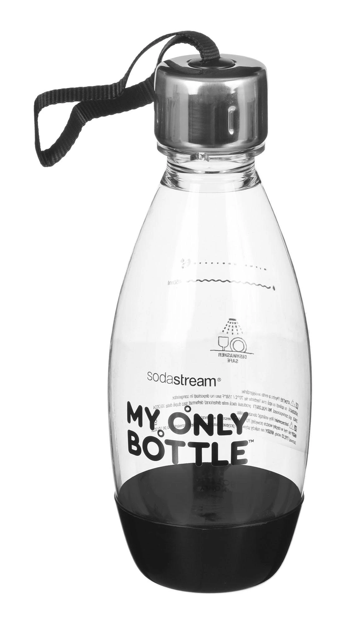 Buteliukas SodaStream My Only Bottle, 0,5l, juodas