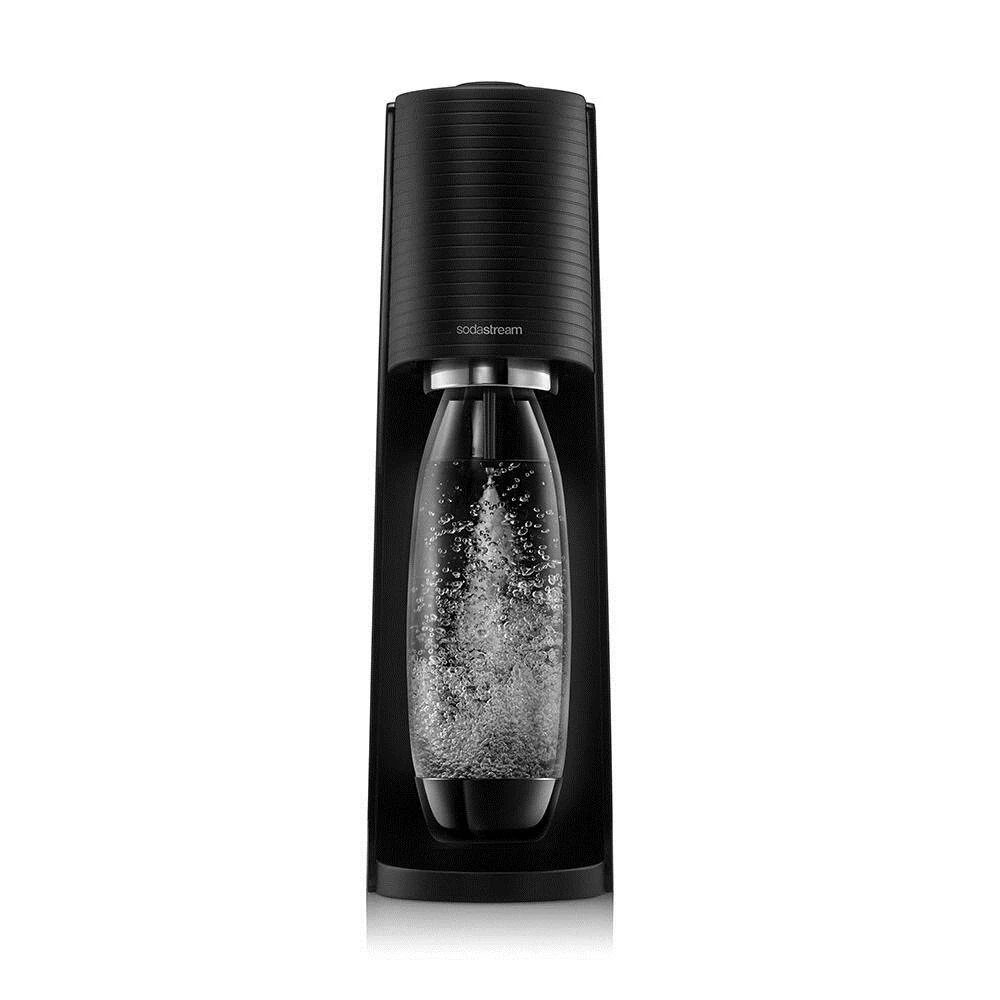 Gėrimų gaminimo aparatas SodaStream Terra juodas +2 buteliukai
