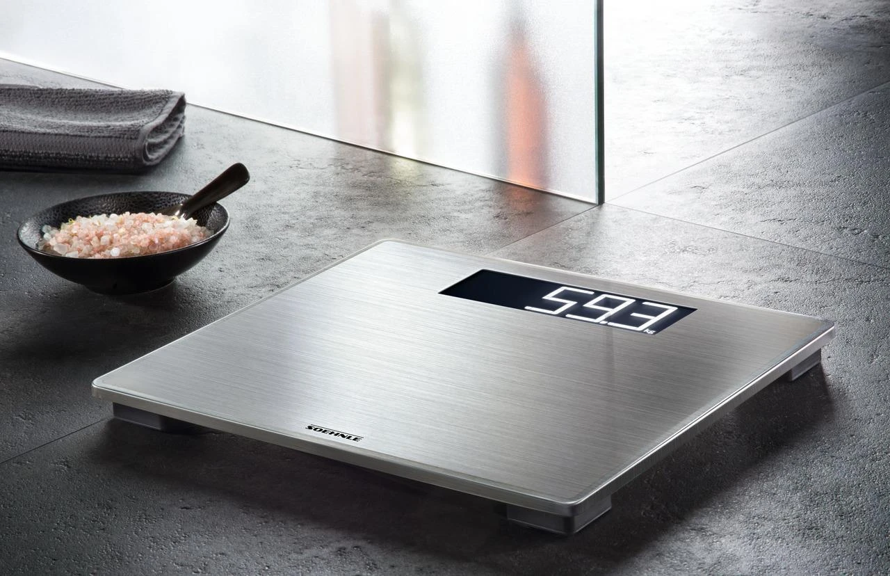 Skaitmeninės svarstyklės - Soehnle Style Sense Safe 300 180kg LCD Sidabrinė