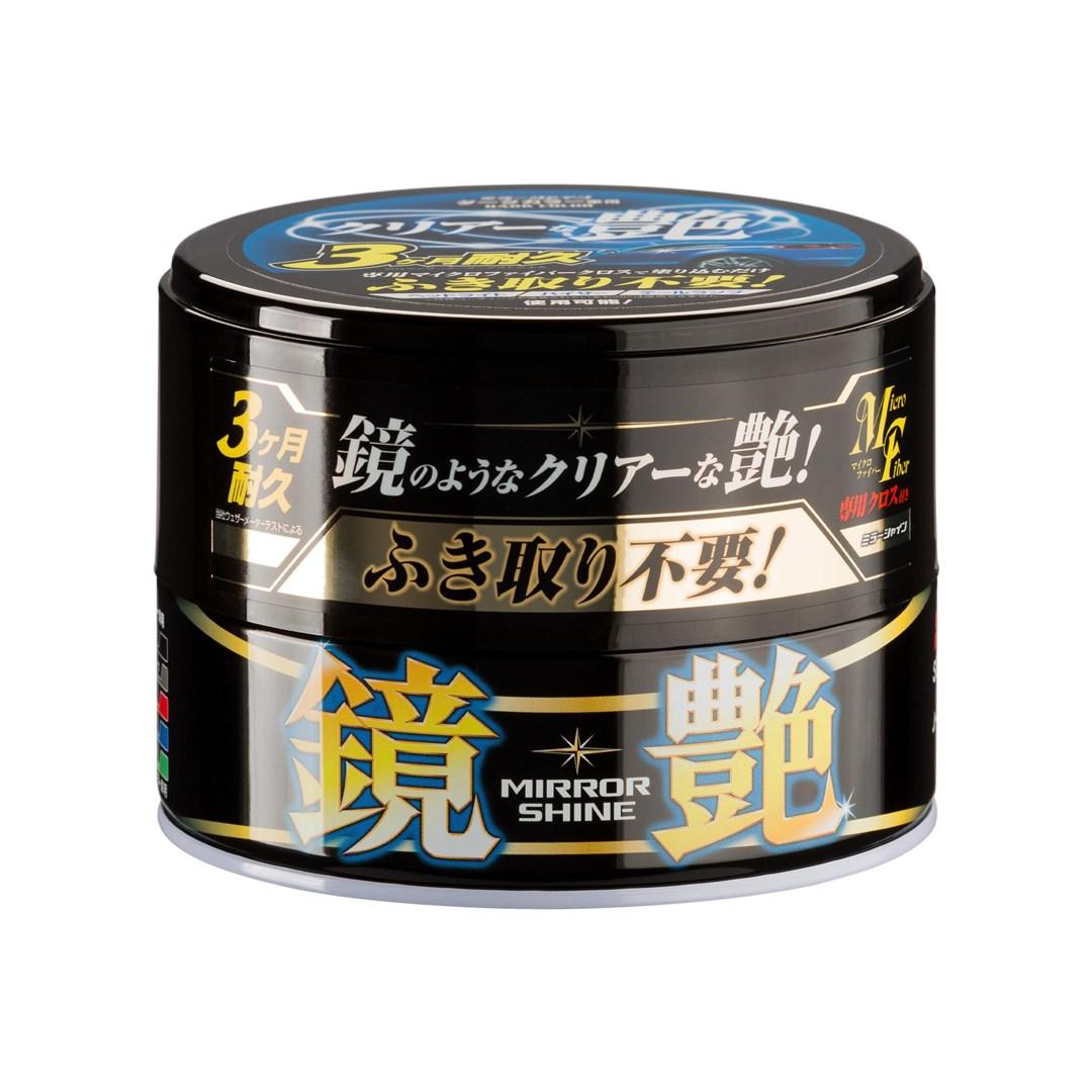 Soft99 Soft99 Mirror Shine Wax Tamsus polimerinis vaškas tamsiems lakams 200g universalus