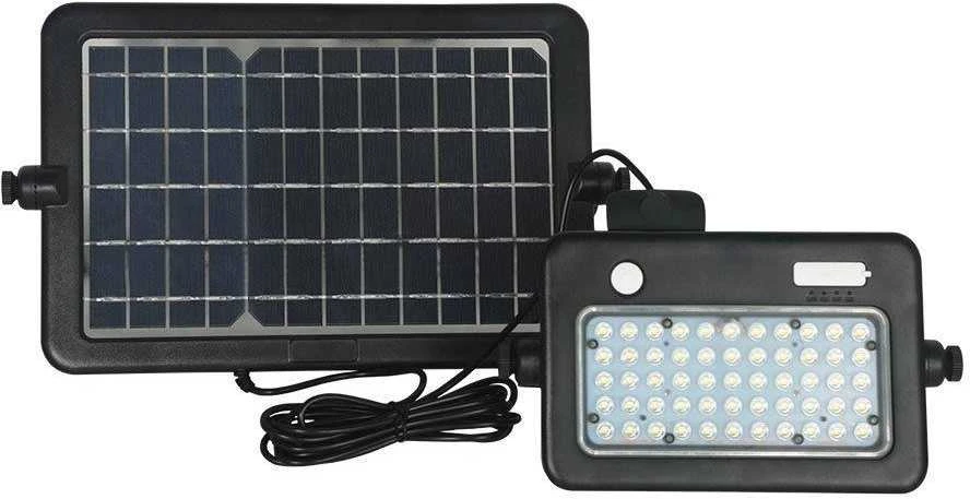 V-tac 10W LED prožektorius su saulės baterija. 4000K (natūraliai balta)