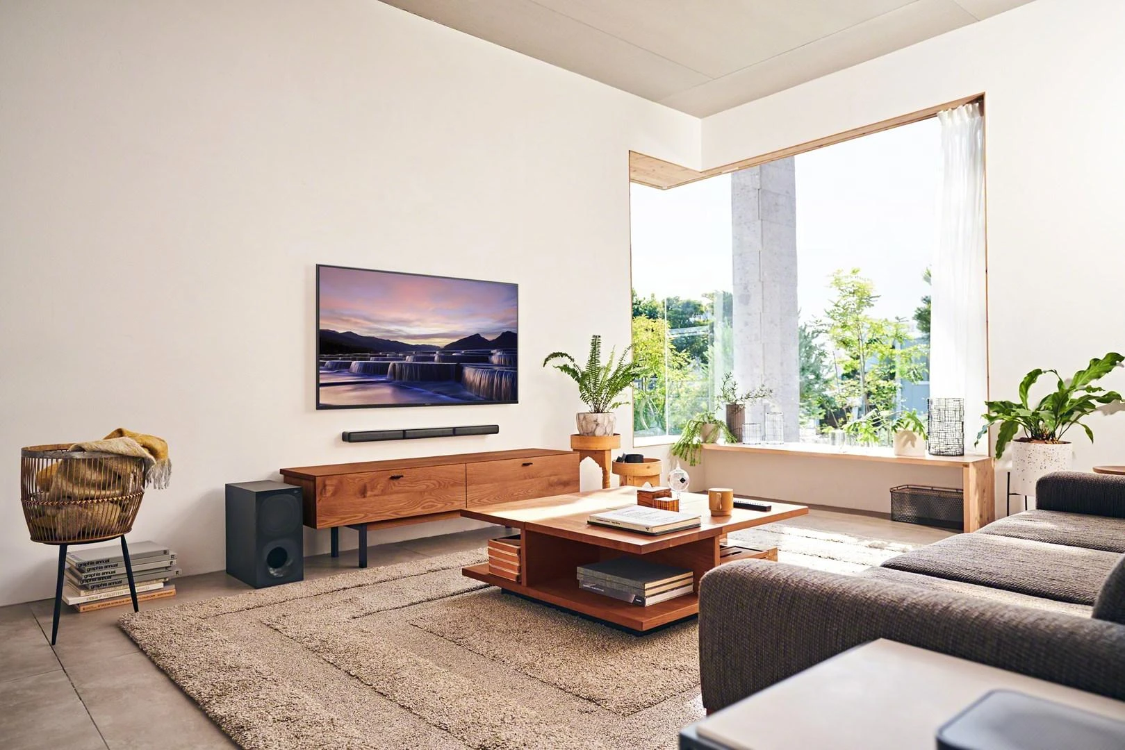 Namų kino sistema Sony | HT-S40R 5.1ch Home Cinema Soundbar with Wireless Rear Speakers | Juodas | No | USB port | Wi-Fi | Bluetooth | Belaidė jungtis