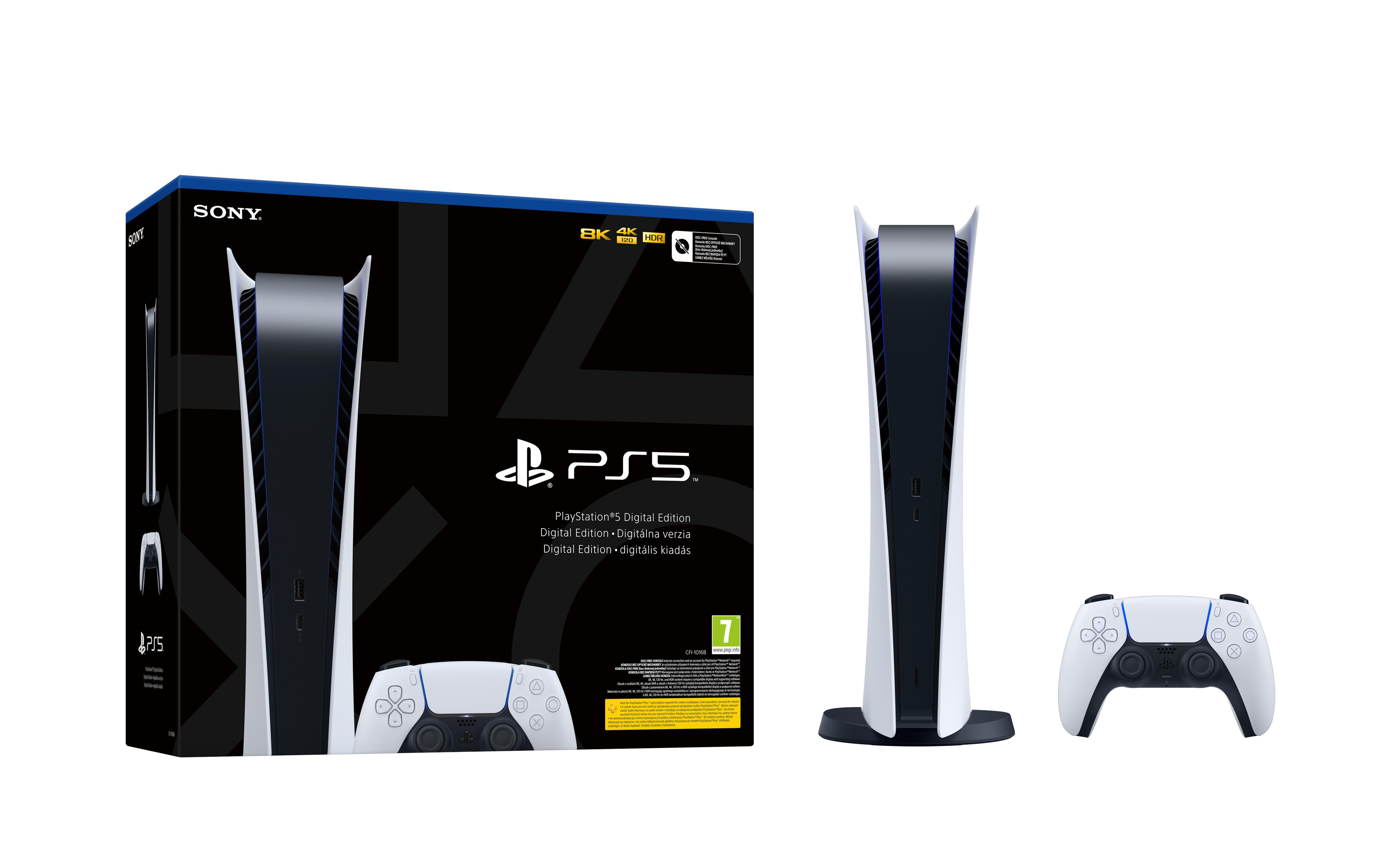 Žaidimų konsolė Sony PlayStation 5 Digital Edition, 825 GB