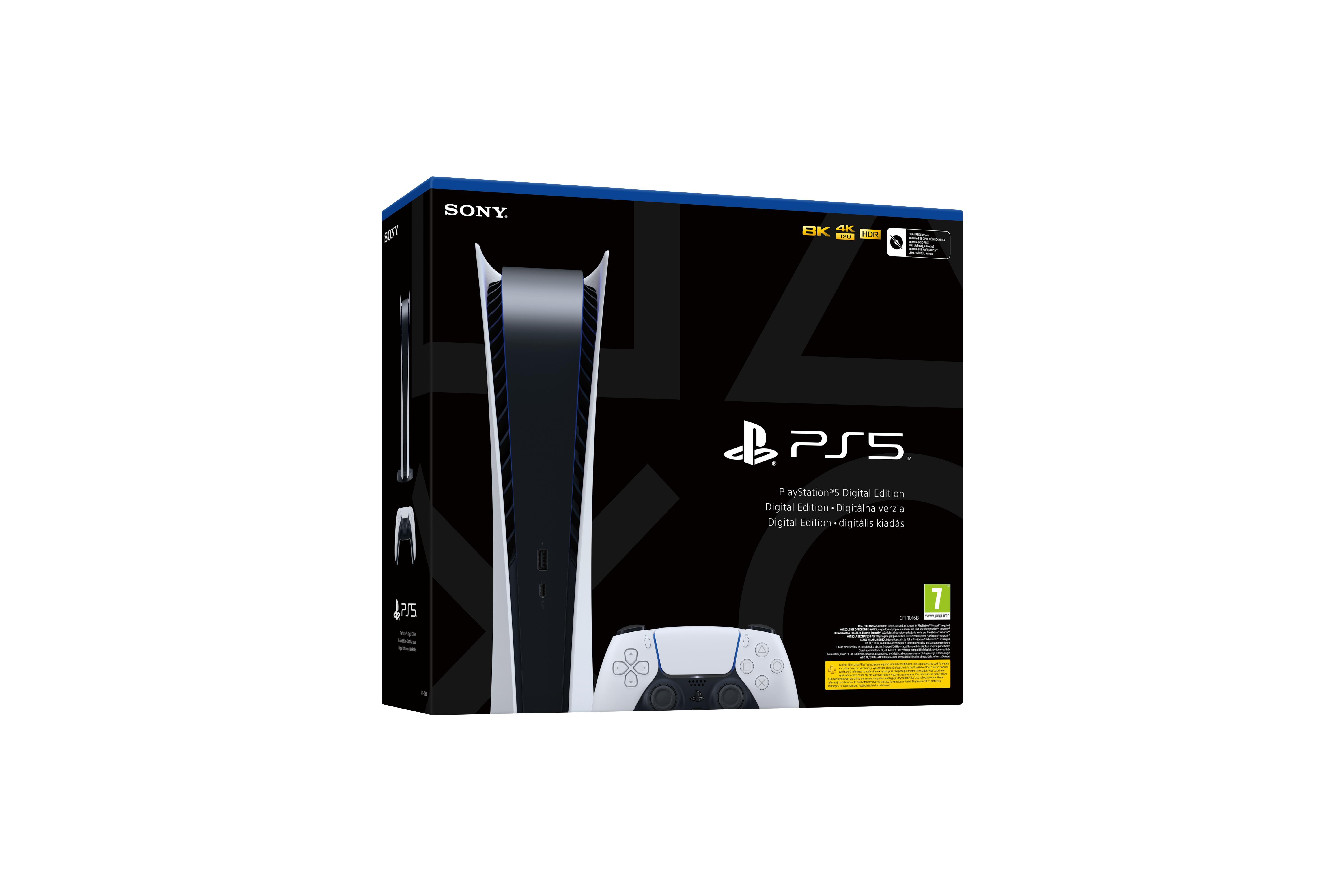 Žaidimų konsolė Sony PlayStation 5 Digital Edition, 825 GB