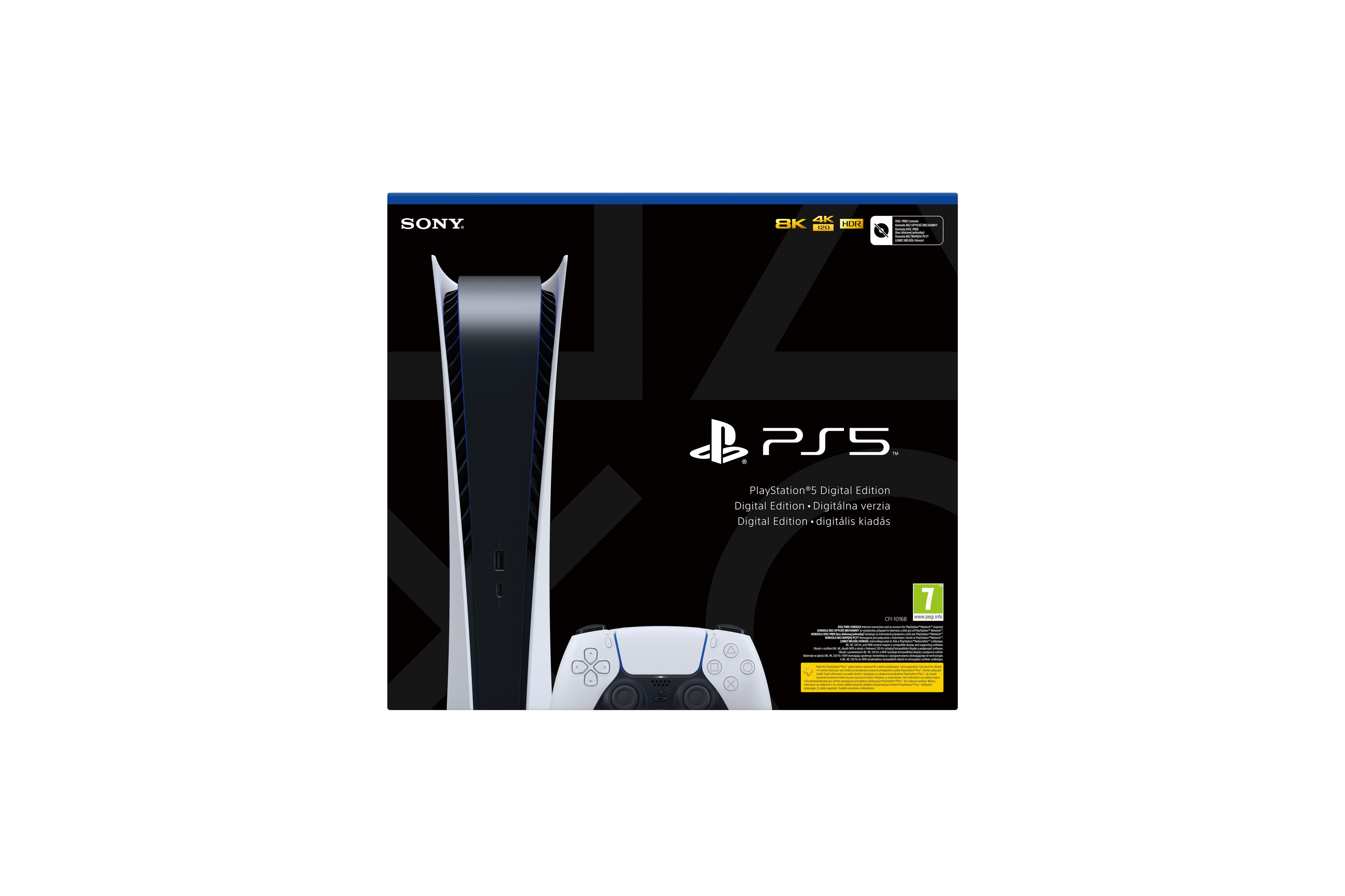 Žaidimų konsolė Sony PlayStation 5 Digital Edition, 825 GB