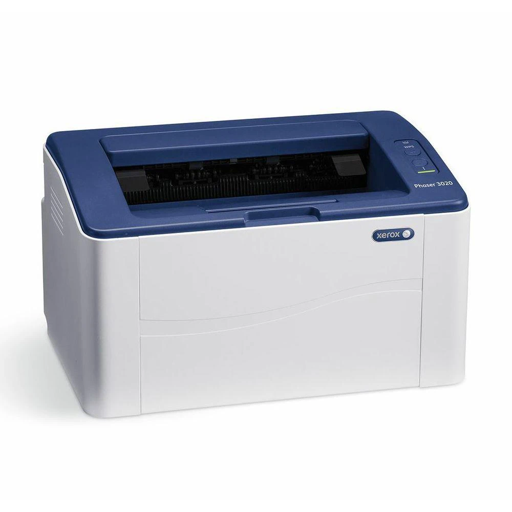 Spausdintuvas „Xerox Phaser 3020BI“, A4, mono lazeris, 20 ppm, 15 000 per mėnesį, 128 Mb, 8,5 sek., 150 lapų, USB 2.0, „WiFi“