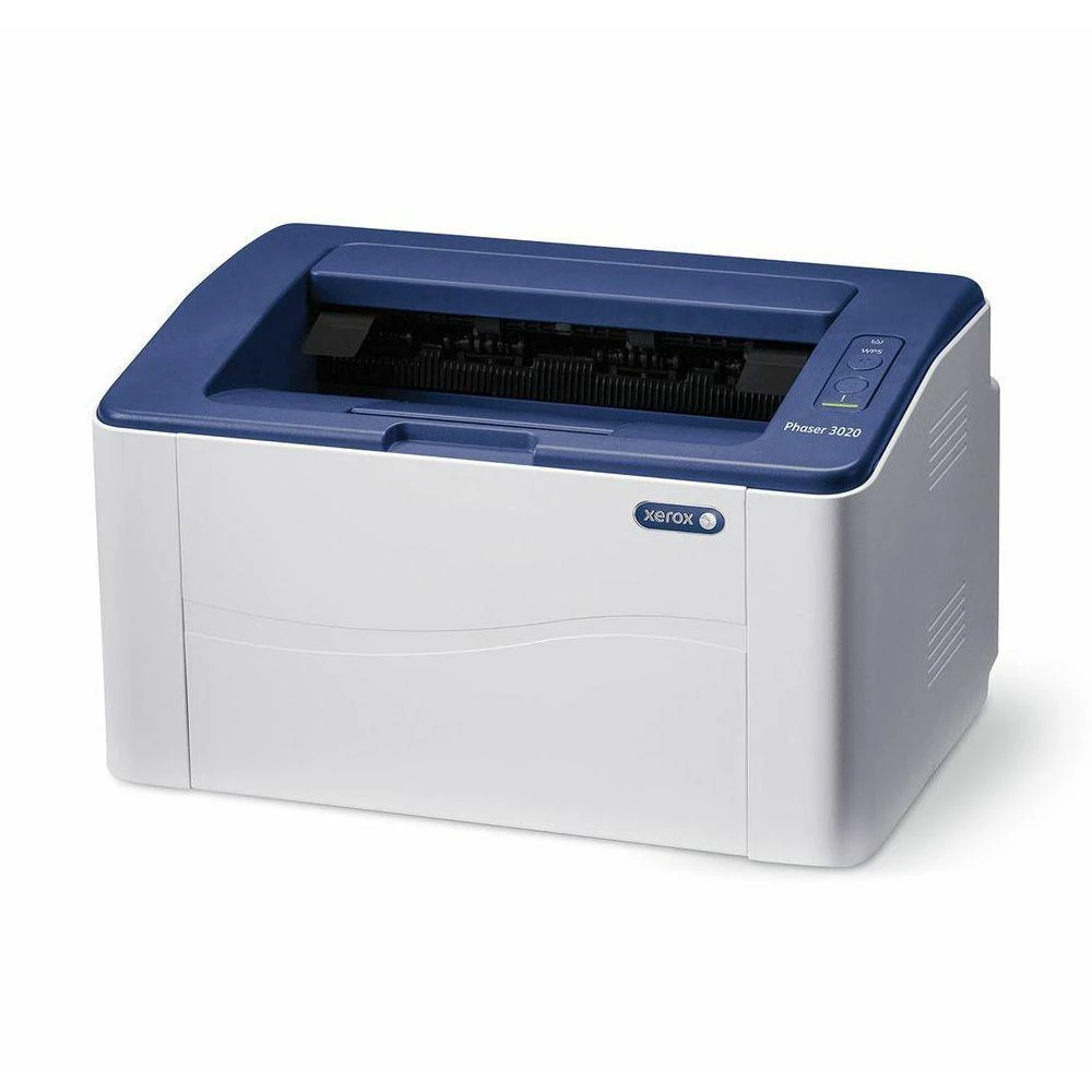 Spausdintuvas „Xerox Phaser 3020BI“, A4, mono lazeris, 20 ppm, 15 000 per mėnesį, 128 Mb, 8,5 sek., 150 lapų, USB 2.0, „WiFi“