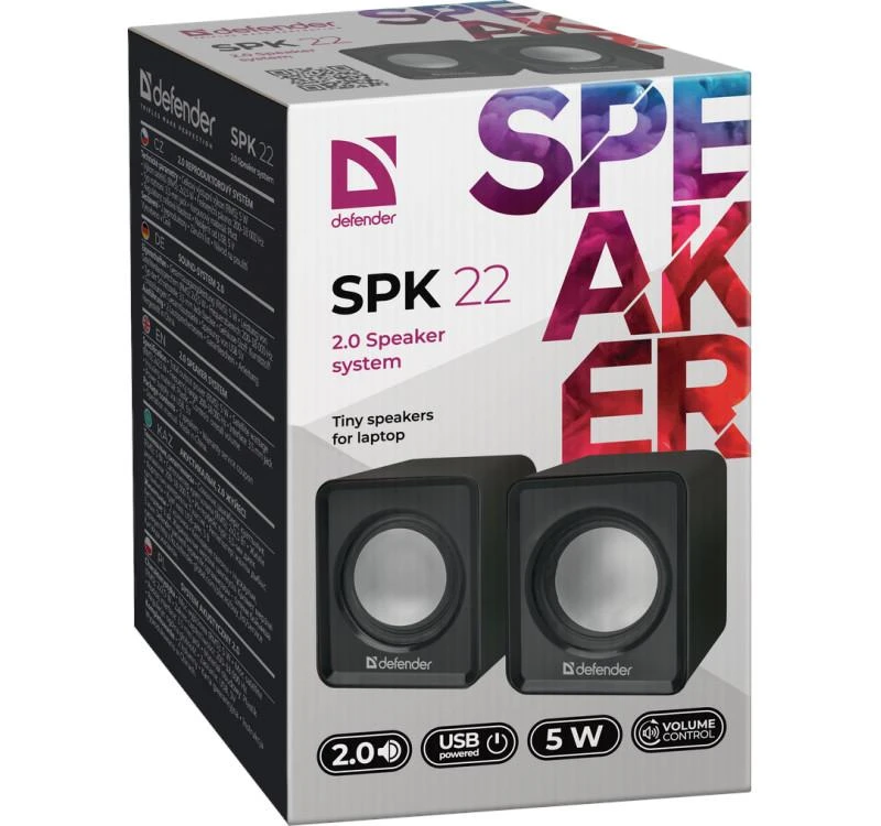 Kompiuterio kolonėlės Defender SPK-22 kompiuterio garsiakalbiai (65503)