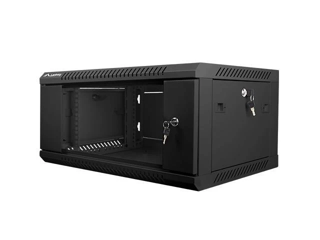 LANBERG WF01-6604-10B sieninis stovas 19 colių išmontuojamas plokščias paketas 4U/600x600mm juodas