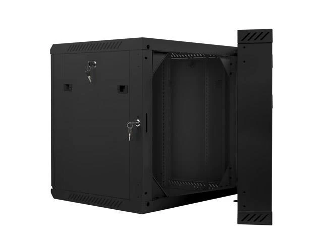 LANBERG WF01-6609-10B sieninis stovas 19 colių išmontuojamas plokščias paketas 9U/600x600mm juodas