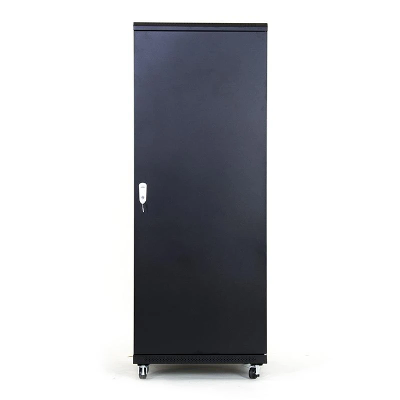 ALAN Q Lantec SS-32U-600-800-01-C 32U 600x800 spintelė, stiklinės priekinės durys, juoda