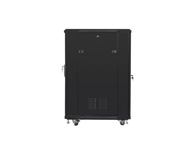 LANBERG FF01-6822-12B laisvai pastatomas stovas 19 savaime surenkamas plokščias paketas 22U/ 600x800mm juodas