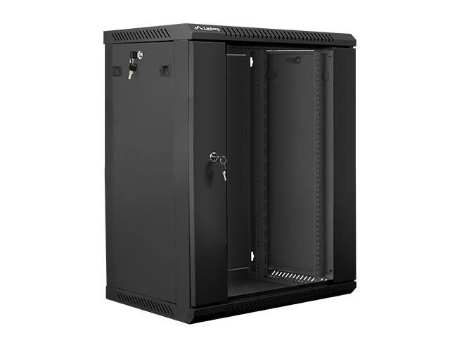 LANBERG WF01-6612-10B sieninis stovas 19 colių išmontuojamas plokščias paketas 12U/600x600mm juodas