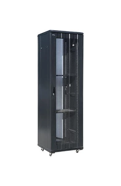 Q Lantec ALAN Spintelė rakinama, vienos dalies A-LAN SS-42U-600-600-01-C (42U, 19', 2050mm / 600mm / 600mm, stovimas, Pilnas, Stiklas, Atidaromas,
