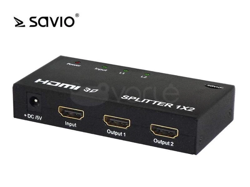 Savio CL-42 video splitter HDMI 2x HDMI