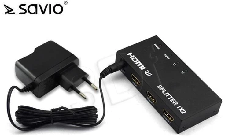 Savio CL-42 video splitter HDMI 2x HDMI