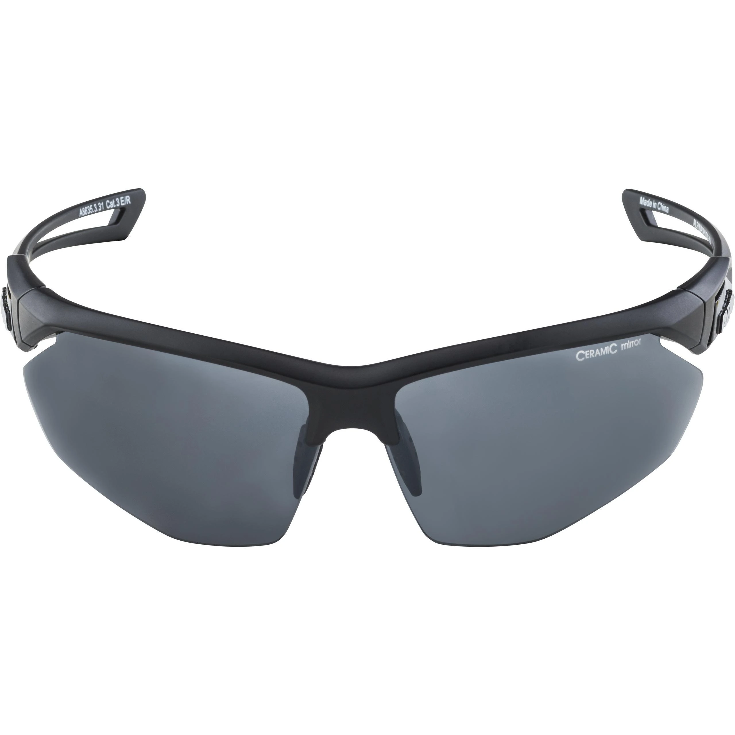 Sports cycling glasses Alpina Nylos HR Juodas