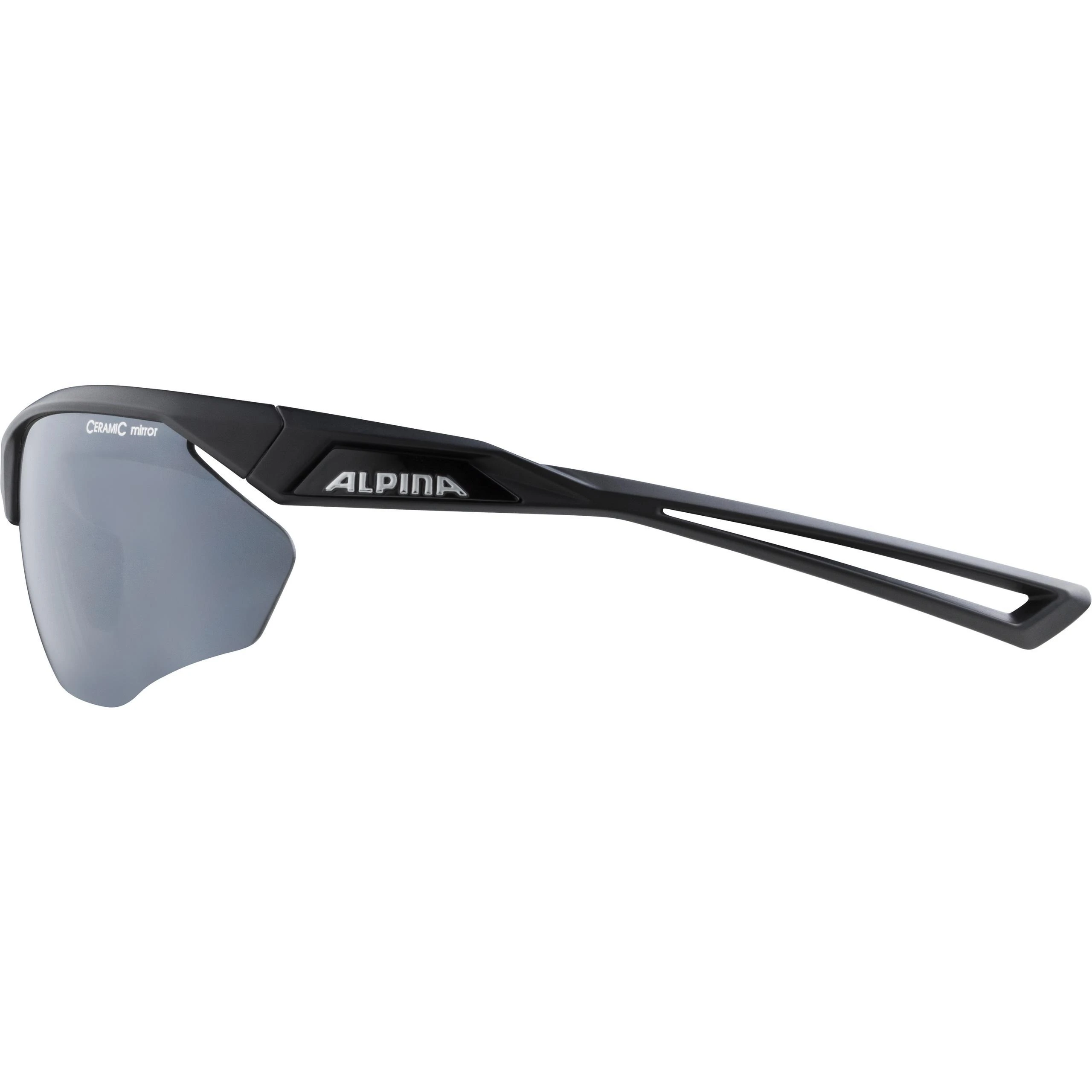 Sports cycling glasses Alpina Nylos HR Juodas