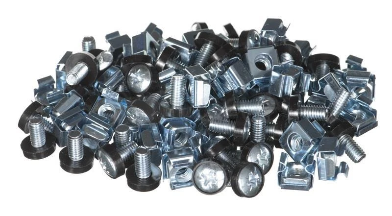 Triton M6 50 varžtų, poveržlių, fiksuojamųjų veržlių rinkinys Sidabrinis