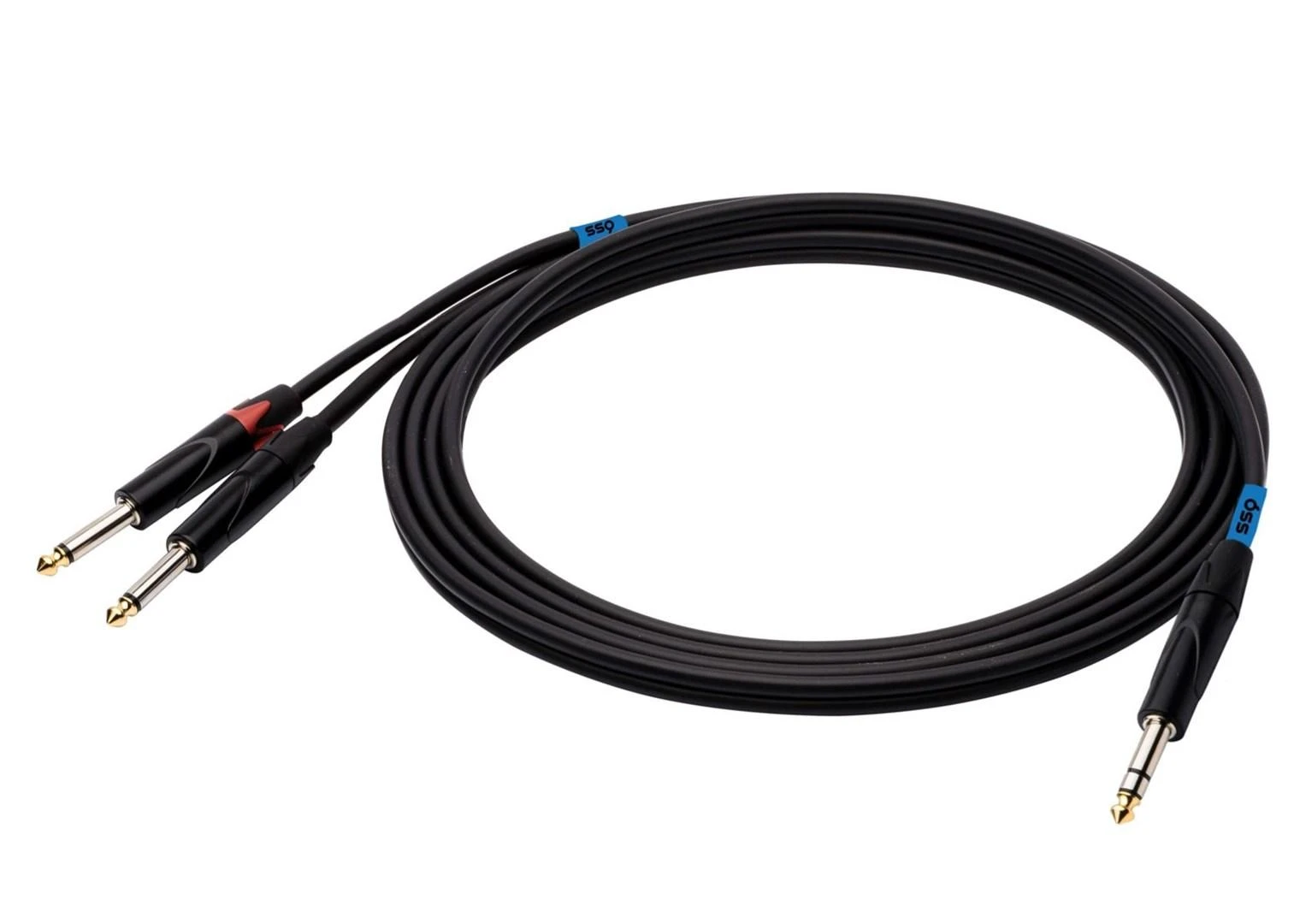 SSQ garso kabelis: stereo į 2x mono