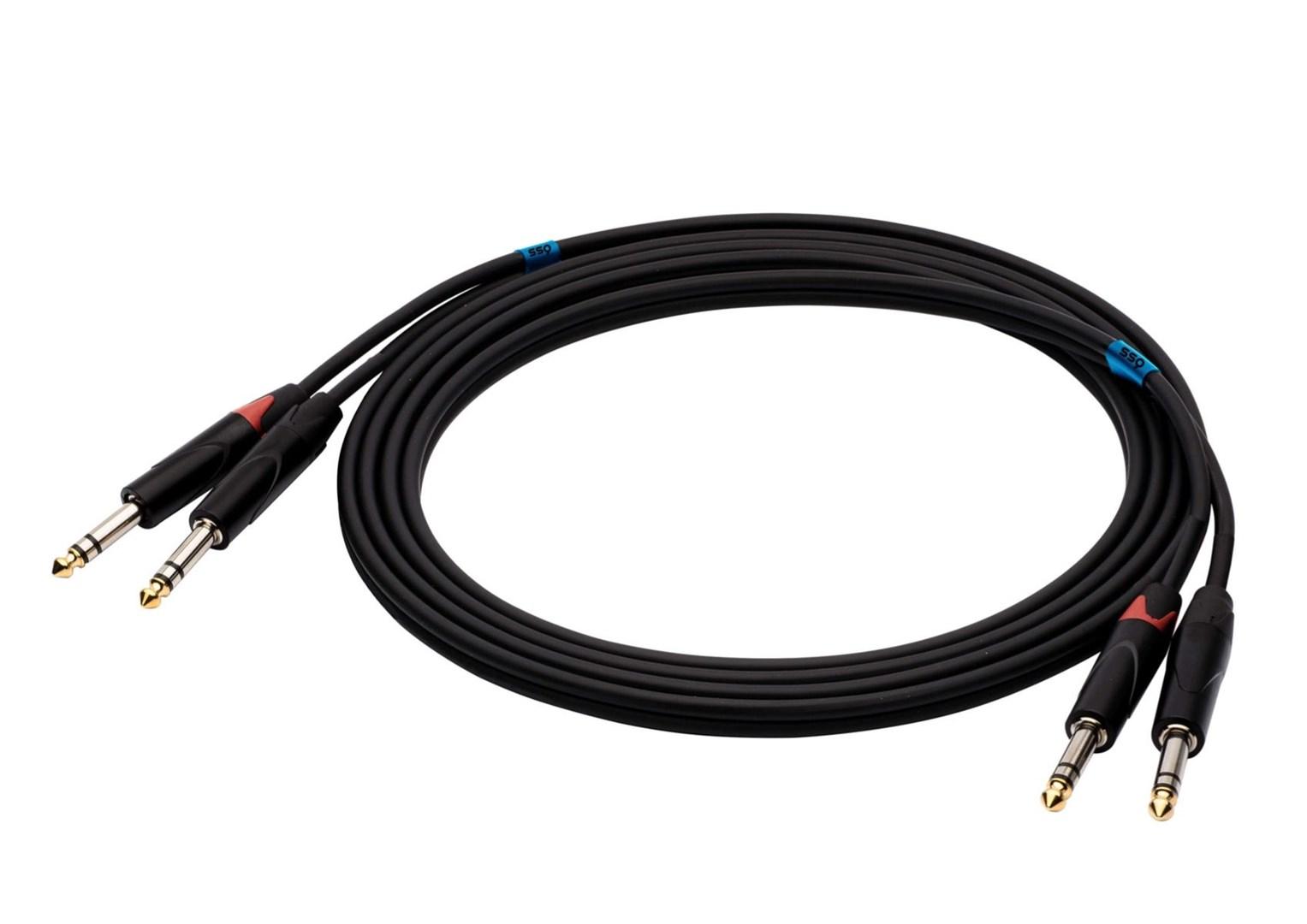 SOUND STATION QUALITY (SSQ) Garso stoties kokybė (ssq) SSQ JSJS1 SS-1456 Kabelis 2x stereo lizdai - 2x stereo lizdai 1 m Juodas