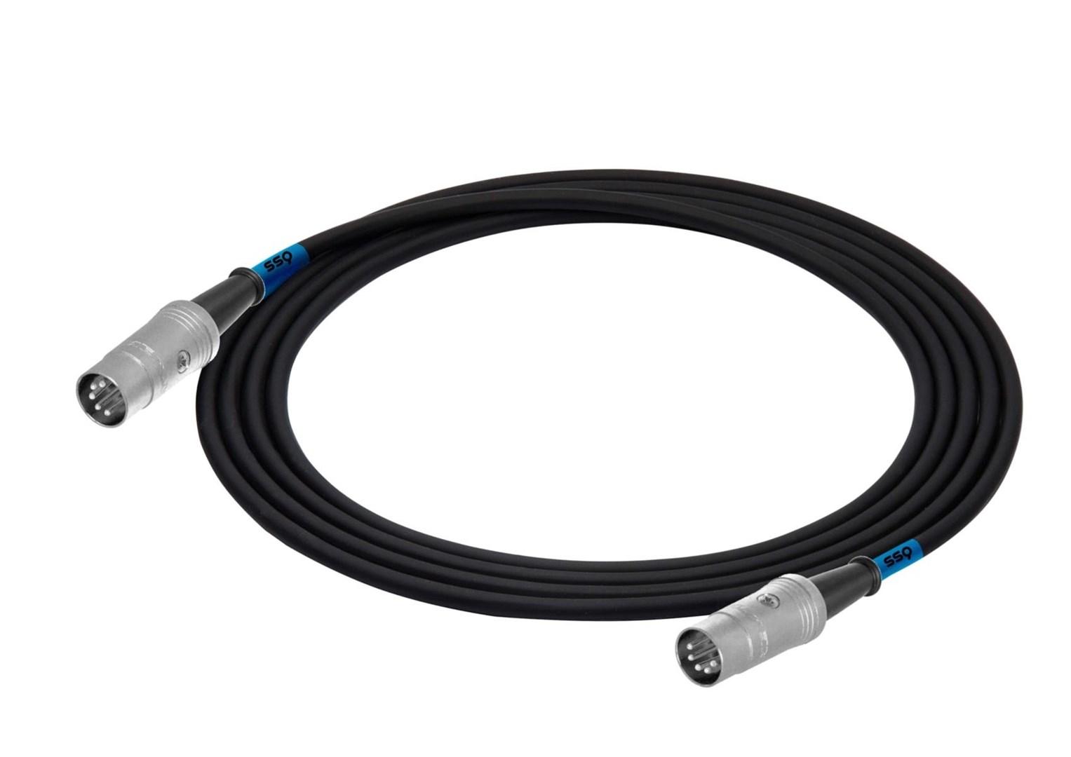 SOUND STATION QUALITY (SSQ) SSQ MIDI1 SS-1417 Cable MIDI (5-pin) - MIDI (5-pin) 1 m Juodas